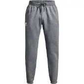 Under Armour Urheiluhousut 'Essential' meleerattu harmaa / valkoinen