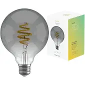 Hombli - Smart Bulb G95 CCT Filament (E27) - Smokey