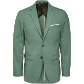 Selected Slmslim-Oasis Linen Blz Noos - Green - 48