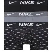 Nike Underwear Bokserishortsit harmaa / musta / valkoinen