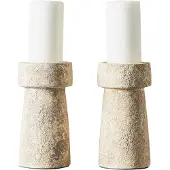 Muubs Eris Rustic sand L -kynttilänjalka
