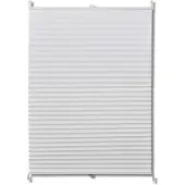 vidaXL Plisse Kaihdin 40x200cm Valkoinen Laskosverhot
