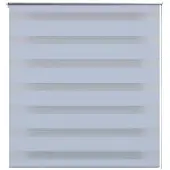 vidaXL Zebra rullakaihdin 100 x 175 cm valkoinen