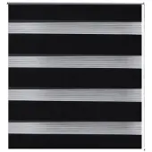 vidaXL Zebra rullakaihdin 50 x 100 cm musta