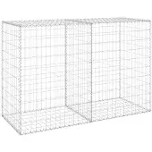 vidaXL Gabion-kivikori kansilla galvanoitu teräs 150x60x100 cm