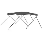 vidaXL 3-kaarinen bimini-kate antrasiitti 183x160x137 cm