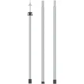 vidaXL Teleskooppivarsi pressuun pituus 102-260 cm alumiini