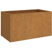 vidaXL Kukkalaatikko ruoste 62x40x39 cm Corten teräs