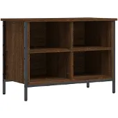 vidaXL Kenkäkaappi ruskea tammi 69x35x50 cm tekninen puu
