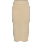 Y.A.S Yasassi Hw Midi Knit Skirt S. Noos - White - S