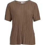 Vila Viplisa O-Neck S/S Top - Noos - Brown - S