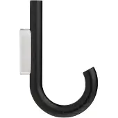 Gejst Hook koukku 19 cm Mustaksi petsattu tammi-kromi