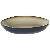 Serax Terres de Rêves -pastalautanen 23,5 cm Misty grey-dark blue