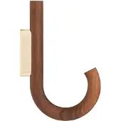 Gejst Hook koukku 19 cm Saksanpähkinä-messinki
