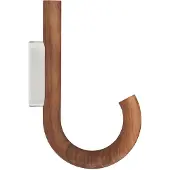 Gejst Hook koukku 19 cm Saksanpähkinä-kromi
