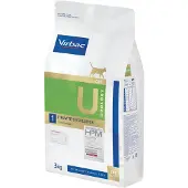 Virbac Veterinary HPM 1 Urology Struvite Dissolution Cat kissan kuivaruoka struviittikivien liuottamiseen, 3 kg