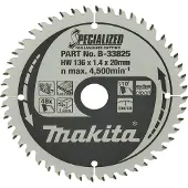Makita B-33825, 13,6 cm, 2 cm, 1,4 mm, 4500 rpm, 1 stk