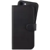 Holdit 2-in-1 Booklet+takakuori Apple iPhone 15 (musta)