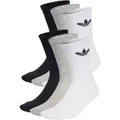 Adidas Originals Sukat 'Trefoil Cushion' harmaa / meleerattu harmaa / musta / valkoinen