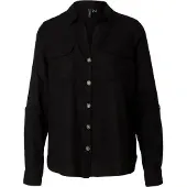Vero Moda Vmbumpy L/S Shirt New Wvn Noos - Black - XXL