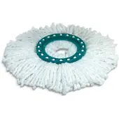 Leifheit 52095, Moppipää, Turkoosi, Valkoinen, Mikrokuitu, Polypropeeni (PP), 1 kpl, 225 mm, 260 mm