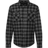 Vintage Industries Paita 'Harley' kivenharmaa / musta