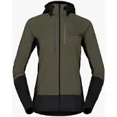 Norrøna Senja Alpha90 Zip Hood W's Olive Night - L