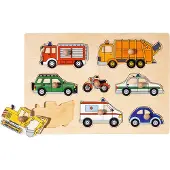 Goki - Means of transport, lift-out puzzle - (57996)