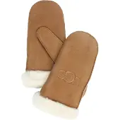 Ugg Sheepskin Embroider Mitten - Brown - L/XL