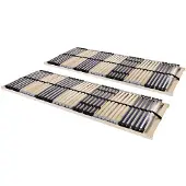 vidaXL Sängynrungot, 2 kpl, 42 sälettä, 7 vyöhykettä, 90 x 200 cm