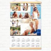 Smartphoto Vuosisuunnitelma ripustimella 60 x 90 cm Puu