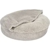 Zooplus Exclusive Flocke-koiranpeti varapäällinen vaaleanharmaa Ø90cm