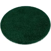 Rugsx Matto soffi pyörä shaggy 5cm pullon vihreä
