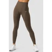 ICANIWILL Ribbed Define Seamless Tights Dark Sand