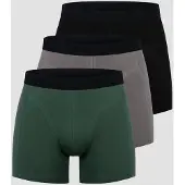 ICANIWILL Boxer 3-pack Black/Grey/Moss