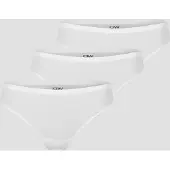 ICANIWILL Invisible Thong 3-pack White