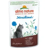 Almo Nature 24x70g Sterilised nauta Holistic -kissanruoka