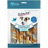 Dokas 6 x 170g purutangot kananrinta & kalannahka -koiranherkut