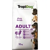 Tropidog 12kg TropidogPremium AdultMedium/Large, lammas kuivaruoka, lammasta