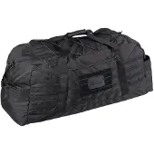 Mil-Tec US Combat Parachute Cargo Bag Large 105L (Color: Black)