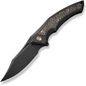 We Knife Orpheus WE23009-3 CPM 20CV, Black Titanium, Copper Foil Carbon Fiber, pocket knife