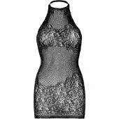 Leg avenue Rhinestone Halter Mini Dress Black - Onesize