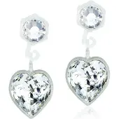 Blomdahl Medical Plastic Pendant 6mm Crystal