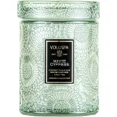 Voluspa White Cypress Japonica Mini Glass Jar
