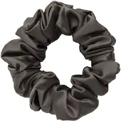 ByBarb Silk Hair Scrunchie Dark Grey