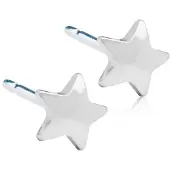 Blomdahl Silver Titanium Star