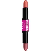 Nyx Wonder Stick Dual-Ended Cream Blush Stick, 02 Honey Orange + Rose