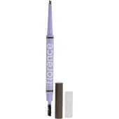 Florence By Mills Tint N Tame Eyebrow Pencil With Spoolie, Dark Brown