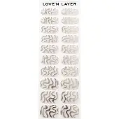 Love'n Layer Dark Days '23 Sweet Swirl Shiny Silver