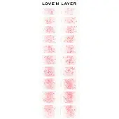Love'n Layer Love Note Funky Sparkle Pink